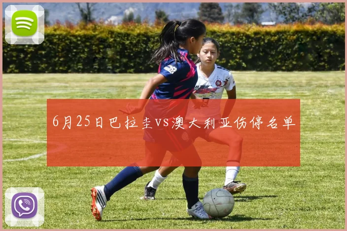 6月25日巴拉圭vs澳大利亚伤停名单